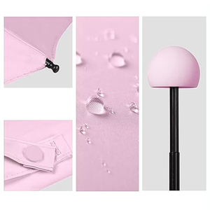 Custom Logo Promotional Mini Folding Umbrella 5 Fold Ultra Compact Pocket Travel Umbrella UV Protection Windproof Rain Umbrella - Product Image 5