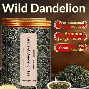 Raíz Entera de Diente de León Silvestre de Primera Calidad, Medicina Herbal China, Té de Diente de León Enlatado, Gran Cantidad 120g - Product Image 2