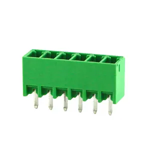 Morsettiera pcb plug-in connettori elettrici a filo maschio a bordo passo 3.5mm 250V