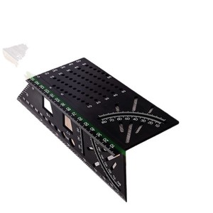 Multi-functional Angle Ruler 45 90 Degree Woodworking Marking <b>Drilling</b> <b>Guide</b> For Construction DIY Precision Measurement Tool - Product Image 5
