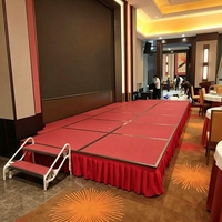 Plateforme de Scène Mobile Pliante pour Hôtels et Banquets de Mariage en Fer 1.22x2.44m 1.83x2.44m Conception Modulaire Installation Rapide Charge 750kg