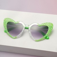 Mignon rétro coeur lunettes de soleil femmes coloré mode lunettes Bachelorette mariage fête faveurs Photo accessoires Festival accessoires