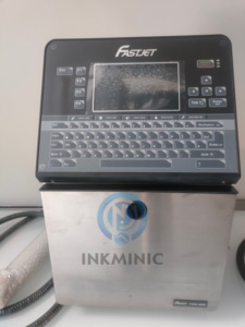 เครื่องพิมพ์อิงค์เจ็ทแบบตัวอักษรขนาดเล็ก Fastjet F560 F540 A470 CIJ สำหรับพิมพ์วันที่หมดอายุ รหัสสินค้า บนบรรจุภัณฑ์อาหาร ขวด สายเคเบิล และบรรจุภัณฑ์อื่นๆ - Product Image 1