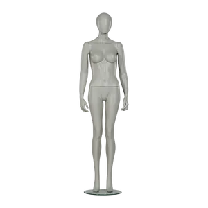 时尚展示服装与美丽的女性躯干人体模型与立场制造女性人体模型与腿