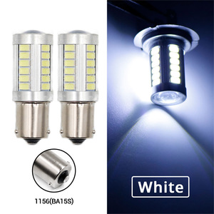 ไฟเลี้ยว LED สำหรับรถยนต์ 1156 1157 5730 5630 33SMD ไฟถอยหลัง ไฟมอเตอร์ไซค์ ไฟเบรก - Product Image 1