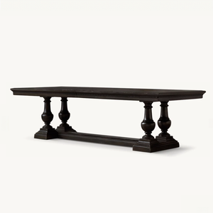 <span class=keywords><strong>Tavolo</strong></span> <span class=keywords><strong>da</strong></span> pranzo rettangolare in rovere massello francese con base a colonna romana, adatto per <span class=keywords><strong>6</strong></span>/8/10/12 persone, arredamento per sala <span class=keywords><strong>da</strong></span> pranzo per villa. - Product Image 6