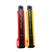 Couteau en acier inoxydable de 18mm multi-outils personnalisés Couteau utilitaire coupe-boîte en papier rétractable automatique de sécurité au carbone