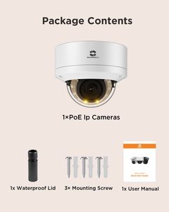 Cámara Domo PoE GWSECU WDR de 8MP con Doble Luz, Monitor de Seguridad 4K con Detección de Personas y Vehículos, Alarma con IA y Audio Bidireccional - Product Image 4