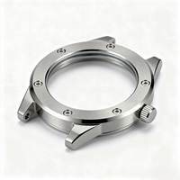 Maßgefertigter CNC-Bearbeitungsservice Edelstahlteile Präzisionsmetall Automatische Mechanische Uhren-Zubehörteile Uhrengehäuse Zifferblatt