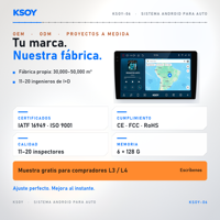 KSOY 10 Inch Radio Android 16 Multimedia Receiver Universal Car Dvd Player Car Android Player Universal Car Dvd Player