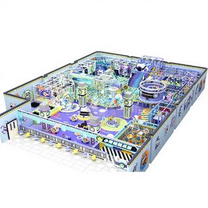 Équipement de terrain de jeu gonflable commercial pour enfants, grands jeux de jeu doux, grande capacité, matériau PVC - Product Image 1