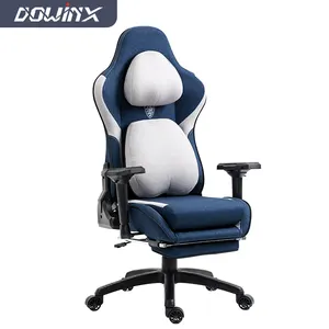 廉价游戏椅赛车和办公电脑游戏椅，带180度椅子靠背
