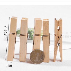 Mini pinces <span class=keywords><strong>à</strong></span> <span class=keywords><strong>linge</strong></span> en bambou, multifonctions, 12 pièces, pour la maison, vente en gros - Product Image 6
