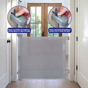 Barrière de sécurité rétractable pour bébé pour les escaliers, barrière de sécurité pour animaux domestiques, filet de sécurité pour escalier, barrière de sécurité pour enfant et bébé - Product Image 4