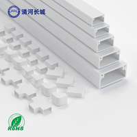 Goulotte de câblage solide en PVC, ignifuge et étanche, pour l'organisation des câbles informatiques et réseau domestique sur surfaces propres