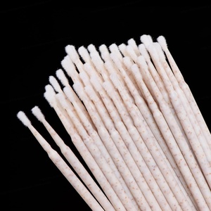 Micro-applicateur compostable avec manche en paille de blé et poils en nylon, brosse jetable pour extensions de cils, outil de beauté - Product Image 5
