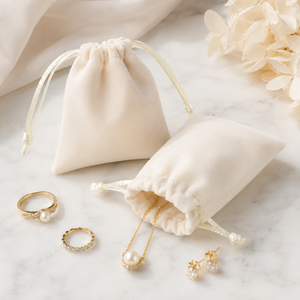 Wholesale Personalized Printed Logo Soft Velvet Jewelry Bag Factory Price <b>Drawstring</b> <b>Pouch</b> for Gift Packaging - Product Image 4