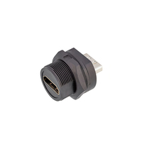 Cable de Datos HD 4K 2K con Conector Impermeable IP67/IP68, Carcasa de PA66, Enchufe de Aviación, Montaje en Placa PCB