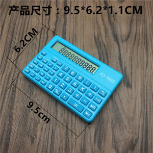 Kd1005 Scientific Calculator Mini Portable Student Function Calculator With Battery Blue Green Orange Magenta Colors - Product Image 3