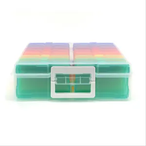 Schlussverkauf 16 + 1 Grußkarten-Organisator Aufbewahrungsbox mit 16 einstellbaren Teilern passt 4 "x 6" Fotos organisieren Karten im Büro Amazon - Product Image 1