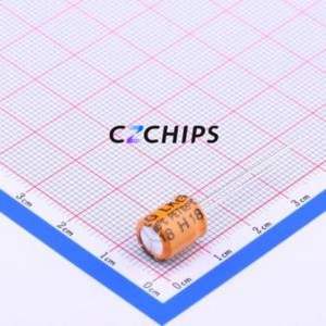 Condensador Electrolítico de Aluminio de Montaje Pasante LKGD0901H101MF, Componente de Montaje Pasante (THT), D8xL9mm 100uF 20% 50V 3.5mm - Product Image 1