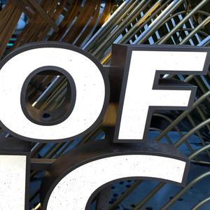 Salon biển hiệu 3D <span class=keywords><strong>LED</strong></span> thư biển hiệu đoạn thương mại cửa hàng thư chiếu sáng kim loại Backlit biển hiệu trong nhà và ngoài trời - Product Image 3