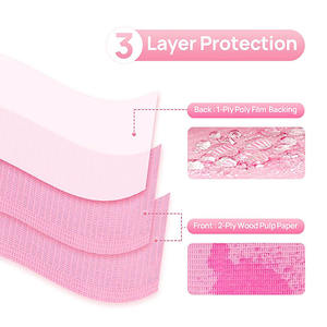 Consumíveis Odontológicos Produtos Odontológicos Babadores Dentários Médicos Descartáveis 2 Folhas de Papel e 1 Folha de Polietileno - Product Image 2