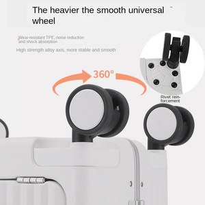 New Laptop Compartment Luggage 20 Inch Front Opening Portable Suitcase Telescopic Handle Carry on Multi-Function <strong>Trolley</strong> - Product Image 4
