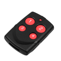 Télécommande de porte de garage automatique en plastique certifiée CE Champions AG199 433 MHz, duplicateur de clonage à code fixe, porte-clés à 4 boutons pour portail
