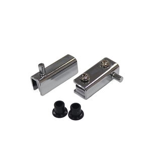 Hot Sale Modern Stainless Steel <strong>Door</strong> <strong>Hinge</strong> Set with Glass <strong>Door</strong> Clamp Soft Close <strong>Hinge</strong> No Hole <strong>Hardware</strong> - Product Image 4
