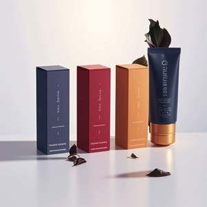 Caja de Cartón Plegable de Papel Kraft con Forma de Trapezoide, Reciclable, con Logotipo Personalizado Impreso, 300g, para Empaque de Lápiz Labial y Productos para el Cuidado de la Piel - Product Image 4