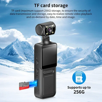 Caméra d'action portable M12 pour vision nocturne, sports de plein air et vlogging, 4K HD CMOS, caméra de poche rotative à 180°, mini portable