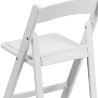 Vente en gros de chaises Wimbledon pliantes en résine rembourrées en vinyle gladiateur de jardin pour fête de mariage pour événements