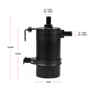 CRAS TP Réservoir d'huile universel 1000 ml en métal avec filtre pour mise à niveau et rétrofit du moteur de voiture - Product Image 2