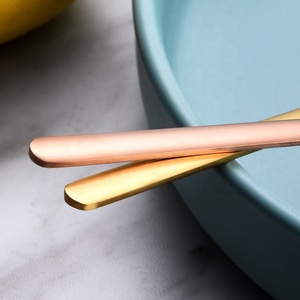 Set di cucchiai in acciaio inossidabile posate da tavola nuovo ristorante di moda - Product Image 5