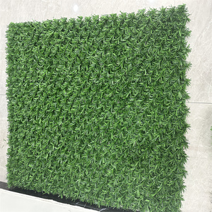 Malla de césped <span class=keywords><strong>artificial</strong></span>, hoja verde <span class=keywords><strong>artificial</strong></span> decorativa, follaje de plantas, setos, <span class=keywords><strong>valla</strong></span>, paisaje, césped, paneles de pared, esgrima para exteriores - Product Image 5