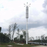 Torre de paisaje de antena de poste de telecomunicaciones de acero de alto mástil