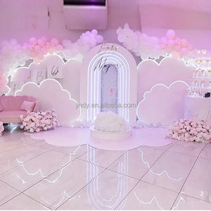 Telones <span class=keywords><strong>de</strong></span> Fondo Acrílicos con Diseño <span class=keywords><strong>de</strong></span> Luna y Nubes <span class=keywords><strong>para</strong></span> Bodas, Eventos Infantiles, Baby Shower, Decoración <span class=keywords><strong>de</strong></span> Cumpleaños - Product Image 1