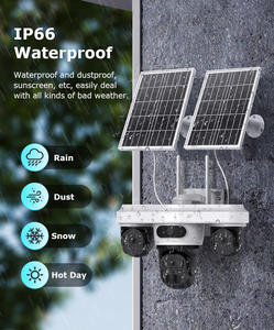 Caméra solaire extérieure WiFi/4G AOV à alimentation permanente 9MP PTZ, caméra de sécurité sans fil, enregistrement 24/7, suivi, 3 écrans UBOXPRO - Product Image 6