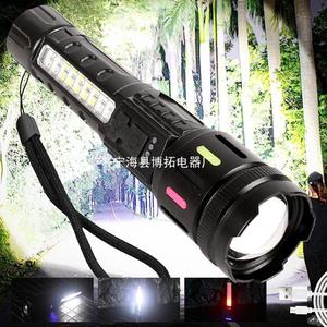Laser Sword Flashlight 12W Zoomable Rechargeable Type C Charging Outdoor <b>Work</b> <b>Light</b> - Product Image 5