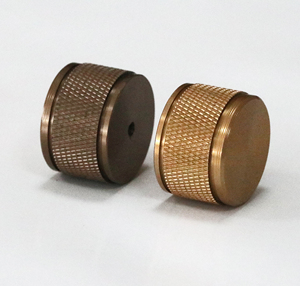 <strong>Antique</strong> Bronze Aluminum <strong>Drawer</strong> Pull New Design Knurled Furniture Handle <strong>Knob</strong> for Kitchen Cabinets Dressers Bedrooms Villas - Product Image 2