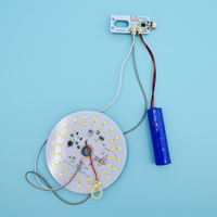 Accessoires pour lampe de table LED, cartes de circuits imprimés 5V, source lumineuse bicolore blanc chaud avec contrôle tactile LED, rechargeable 5V