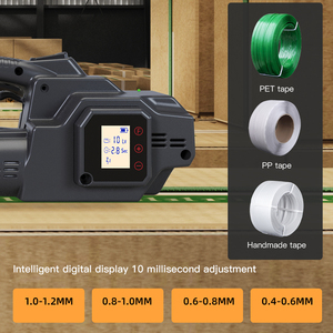 Força de fábrica Push V2 3500N-4500N 10 pcs/min Handheld Máquina De Embalagem Automática De Alta Elástica Máquina De Cintas Elétrica - Product Image 3