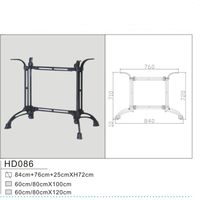 Table d'appoint longue en marbre noir Petite table console