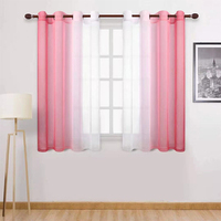 Rideaux Ombre Haute Qualité Élégant Fille Salon Fond Drapé Décoration pour Chambre d'Enfant