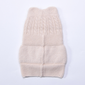 Jxwatcher Bonnet d'hiver tricoté épais personnalisé pour femme, couleur unie, confortable, avec revers, style bonnet doux, couvre-oreilles, pour le <span class=keywords><strong>ski</strong></span> en extérieur, vente en gros - Product Image 2