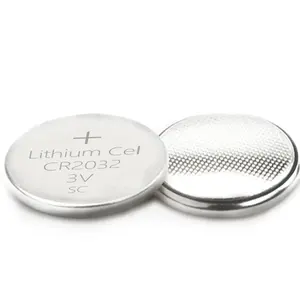 कार रिमोट कुंजी बैटरी सिक्का बैटरी गैर रिचार्जेबल 3v लिथियम बटन सेल Cr3032 Cr2032 बटन बैटरी सेल