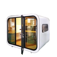 Cabane Apple entièrement assemblée pour jardin extérieur Mini Office Pod Maisons en conteneur mobile préfabriquées