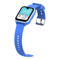 Montre connectée pour enfants KT33 4G Android avec écran tactile AMOLED, suivi GPS, étanche IP67, fréquence cardiaque, carte SIM AI, montre-téléphone