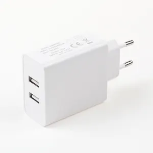 Double USB Port 5V 4.8A 24W Wall Travel Charger